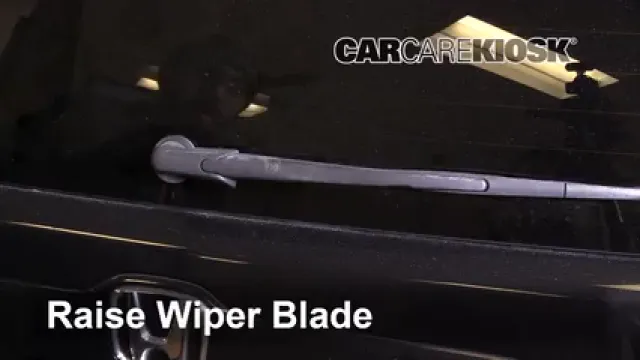 2008 Honda Pilot EX-L 3.5L V6 Balais essuie-glace arrière Changer les balais des essuie-glace